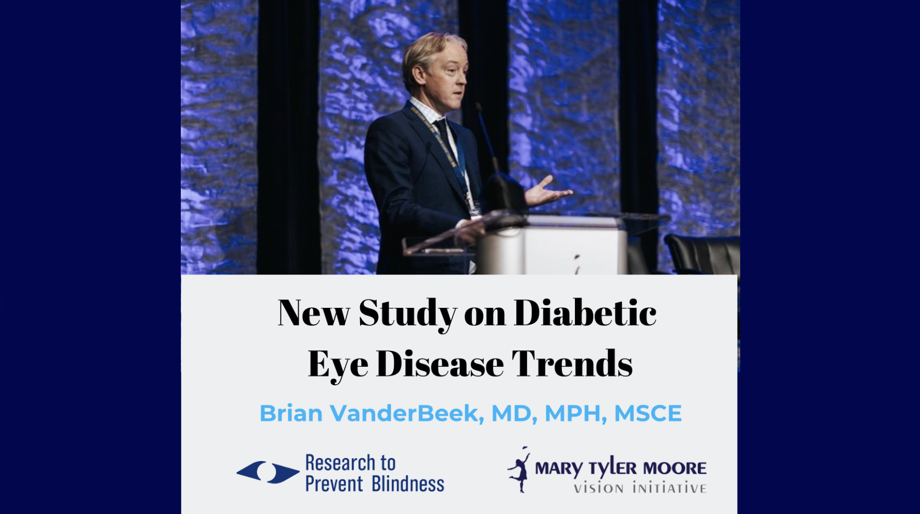 New Study Shows That Diabetic Eye Disease is Up, But the Most Severe Forms Are Down